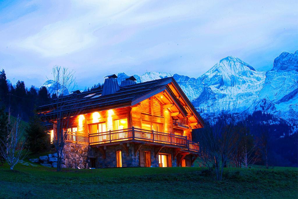 Chalet La Vigogne Et Spa Le Grand-Bornand Exterior foto